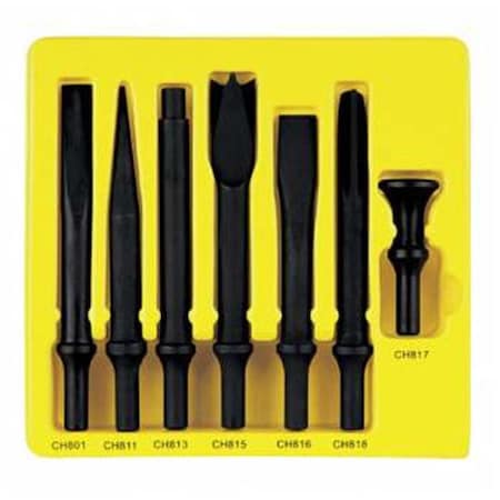 Cool Kitchen 7 Piece Heavy Duty .498 Shank Chisel Set, 7PK CO68336